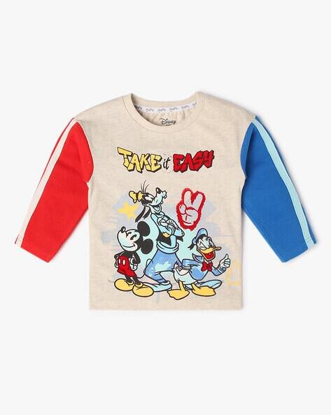 PLAYDAY Boys Disney Regular Fit Crew-Neck T-Shirt