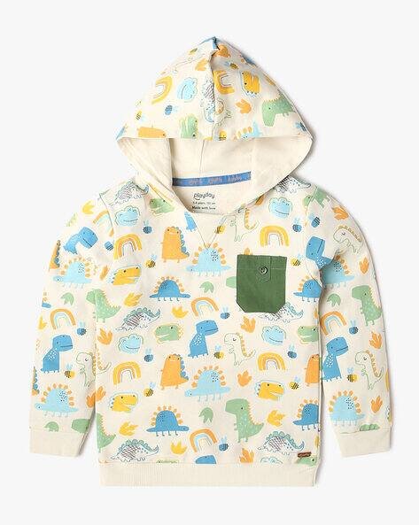 PLAYDAY Boys Printed Regular Fit Hoodie