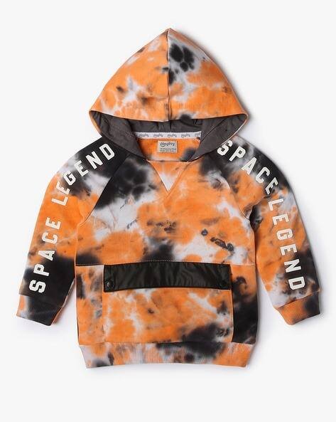 PLAYDAY Boys Tie & Dye Regular Fit Hoodie