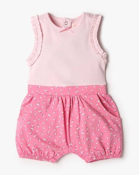 PLAYDAY Pack of 2 Floral Print Rompers