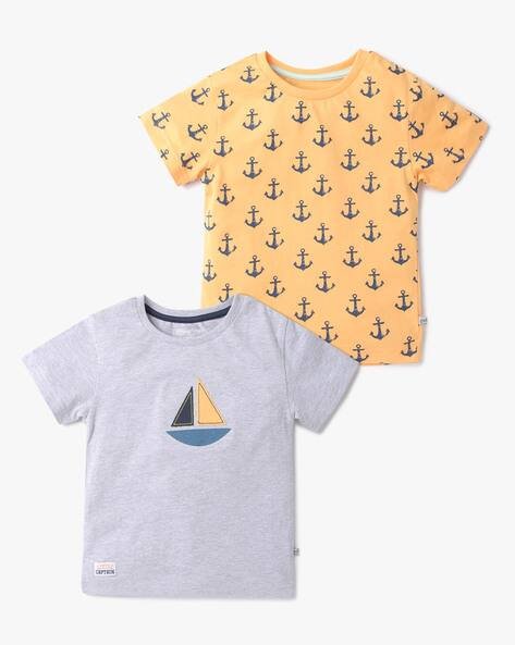 PLAYDAY Pack of 2 Round-Neck T-Shirts