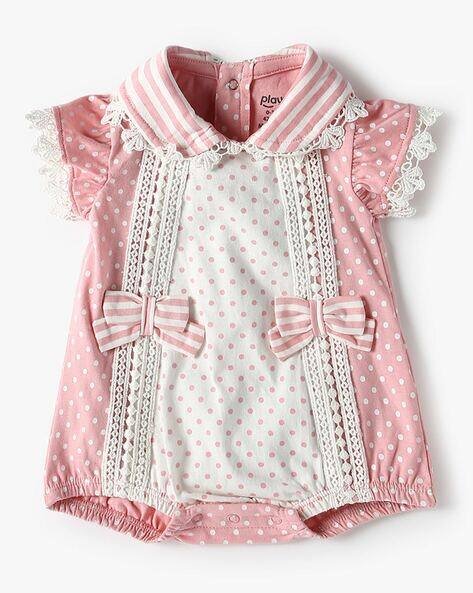 PLAYDAY Polka-Dot Print Onesie