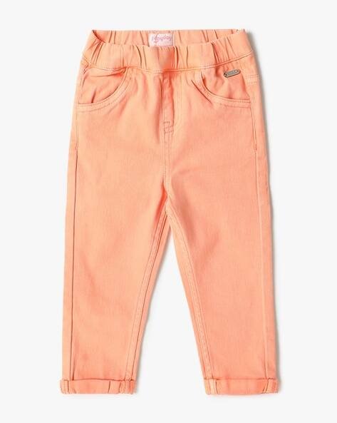 PLAYDAY Girls Regular Fit Trousers with Elasticated Waist