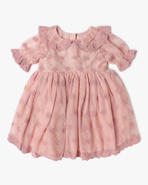 PLAYDAY Girl Embroidered Fit & Flare Dress