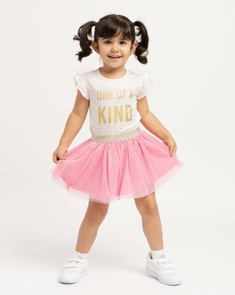 PLAYDAY Pack of 2 Printed Round-Neck T-Shirts