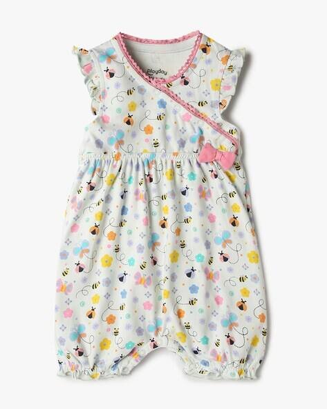 PLAYDAY Floral Print Cotton Romper