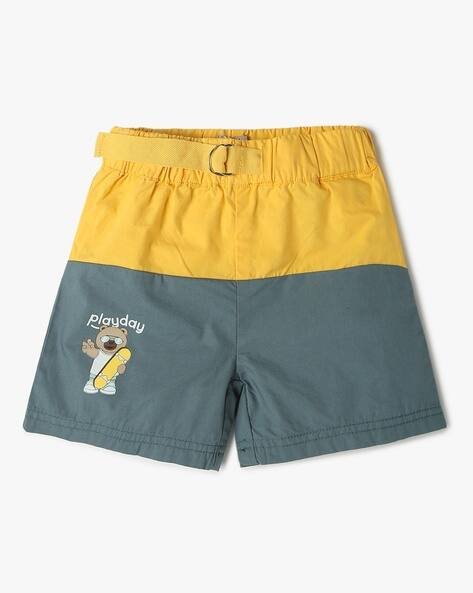 PLAYDAY Boys Cut & Sew Regular Fit Shorts