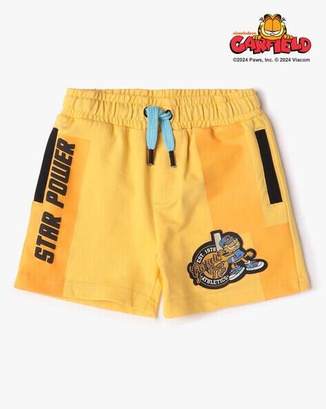 PLAYDAY Boys Garfield Applique Regular Fit Shorts