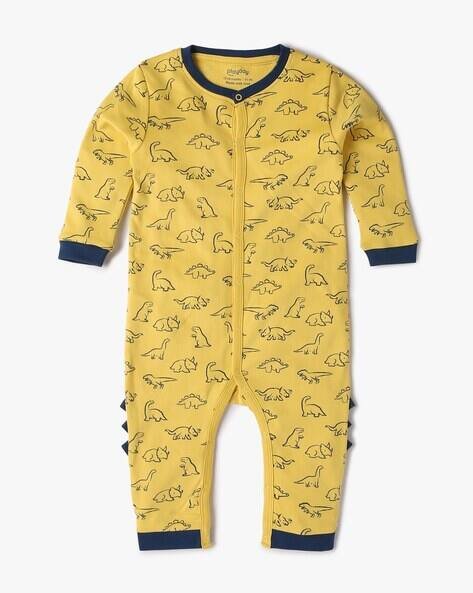 PLAYDAY Dinosaur Print Regular Fit Rompers