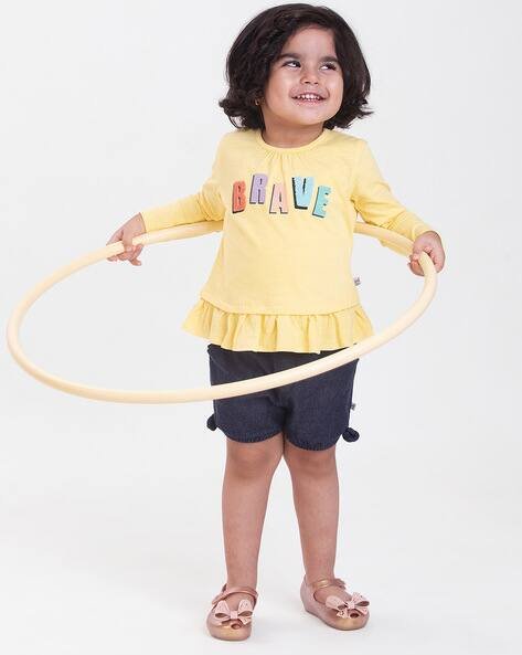 PLAYDAY Printed Round-Neck T-shirt