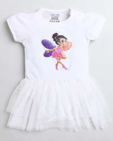 POLKA TOTS Infants Embellished Round-Neck Rompers