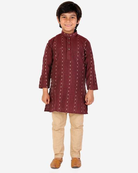 PRO-ETHIC(STYLE DEVELOPER) Embroidered Full-Sleeve Kurta Pyjama Set