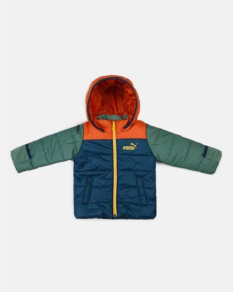Puma Colourblock Zip-Front Hoodie