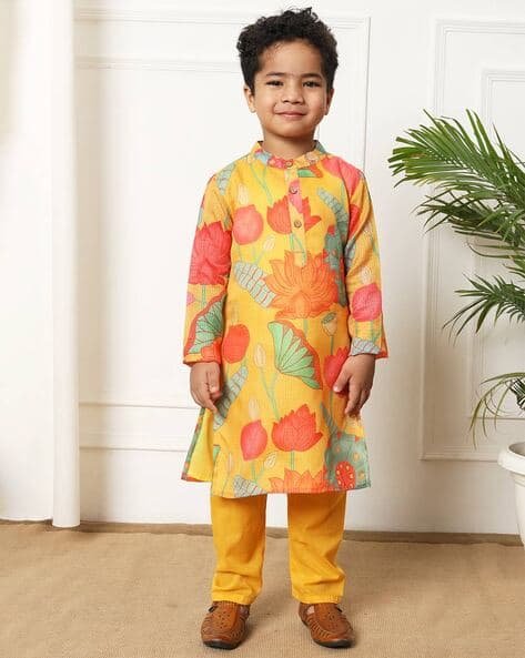 Readiprint Boys Printed Kurta Pyjamas Set