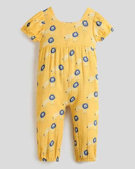Somersault Girls Micro Print Rompers