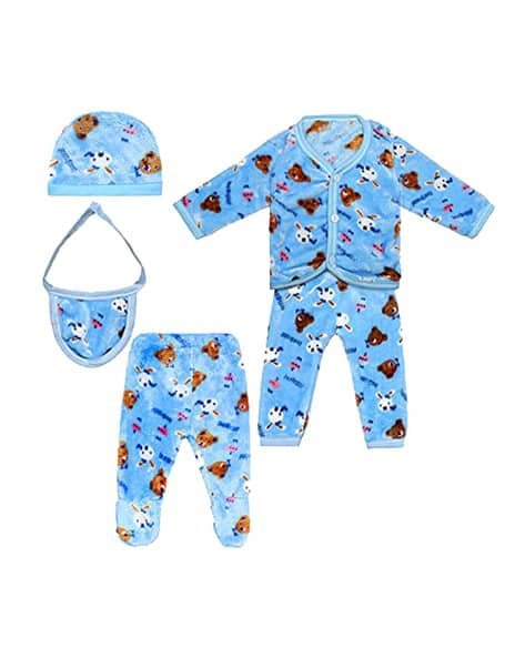SUPERMINIS Graphic Print Winter Clothing Set