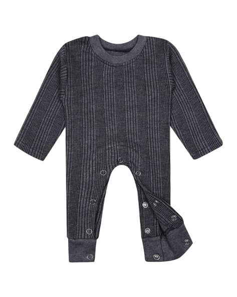SUPERMINIS Unisex Striped Round-Neck Rompers