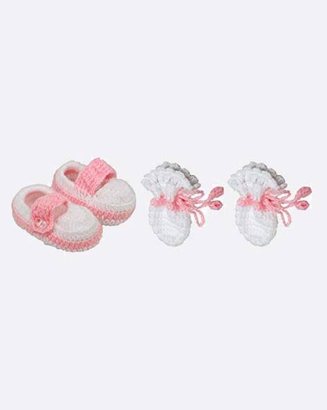 SUPERMINIS Slip-On Booties with Mittens
