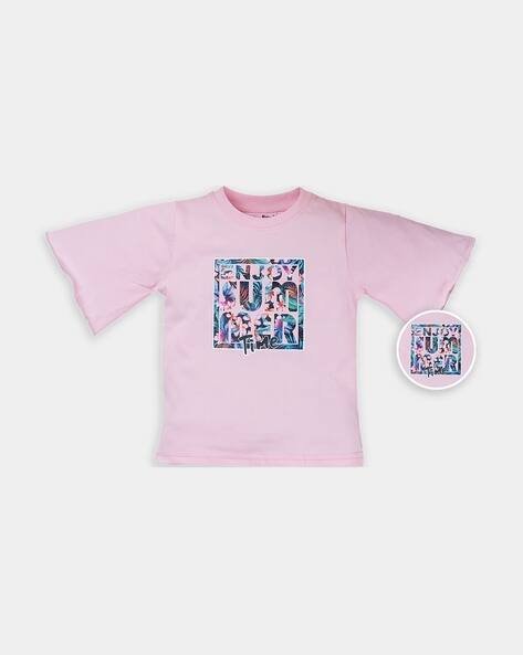 Sweetie Pie Printed Round-Neck Top