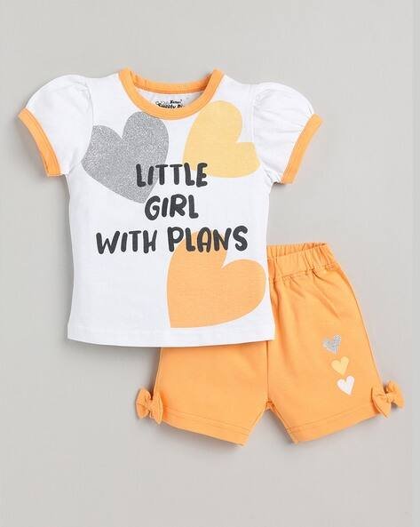 Sweetie Pie Printed Round-Neck Romper