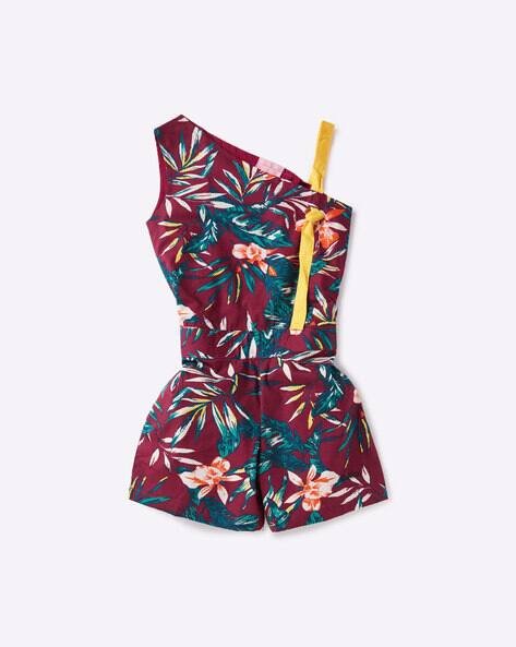 TALES & STORIES Floral Print Playsuit