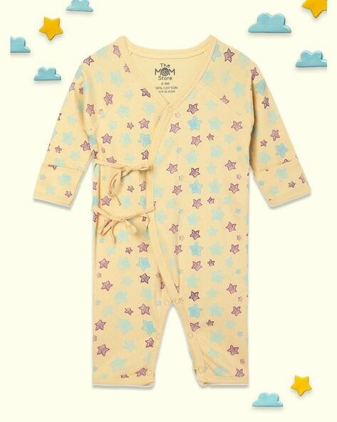 THE MOM STORE Unisex Micro Print Rompers