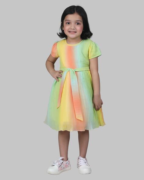 TITRIT Colour-Block Tutu Frock