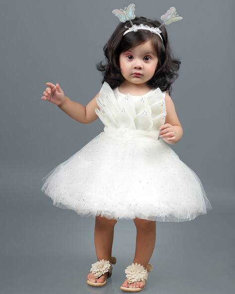 TITRIT Embellished Sleeveless Frock