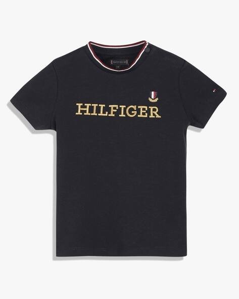 TOMMY HILFIGER Icon Logo Embroidered T-Shirt