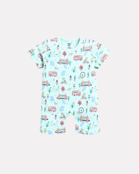 TOONYPORT Graphic Print Romper