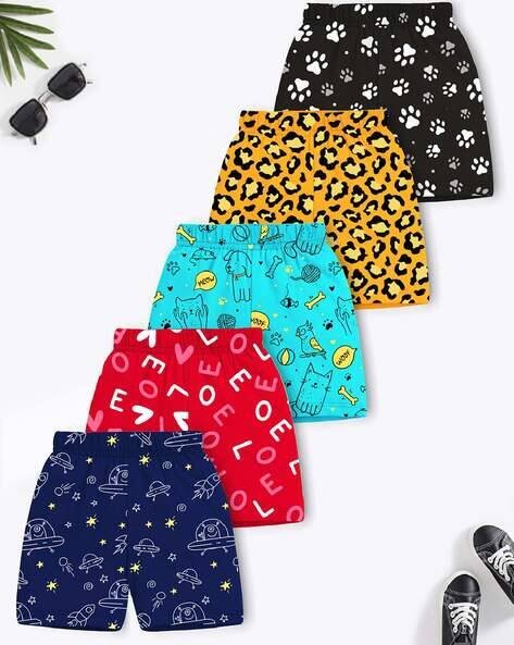 Trampoline Pack of 5 Boys Graphic Print Shorts