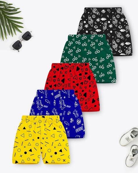 Trampoline Pack of 5 Typographic Shorts