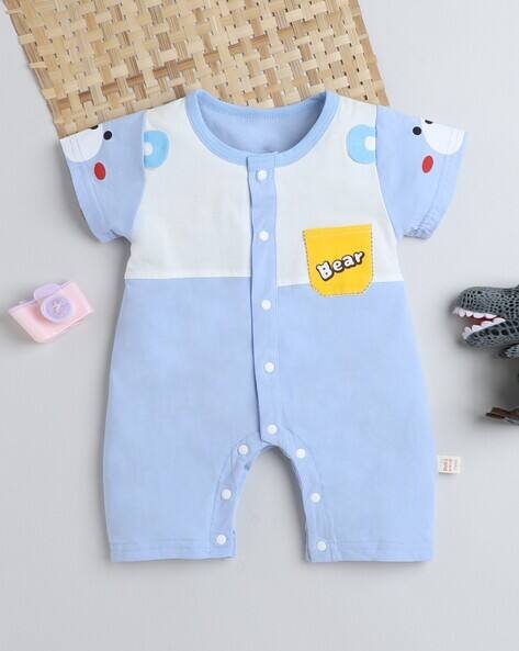 U.B.O.P. Cotton Typographic Rompers