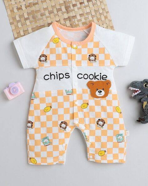 U.B.O.P. Infants Checked Romper
