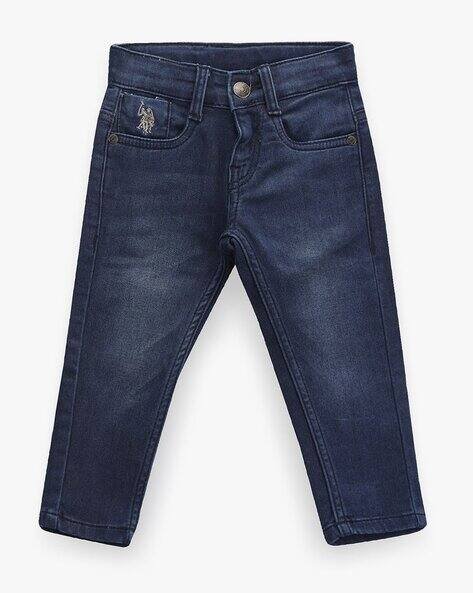 U.S. Polo Assn. Boys Mid-Wash Slim Fit Jeans