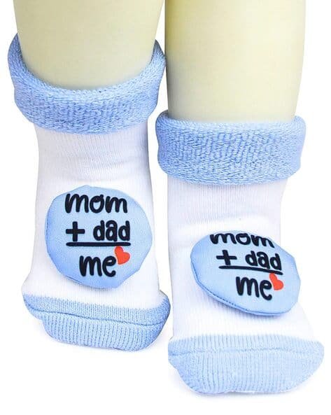 USOXO Typographic Print Socks