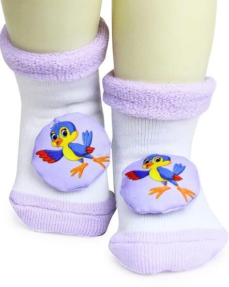 USOXO Infants Socks with Applique