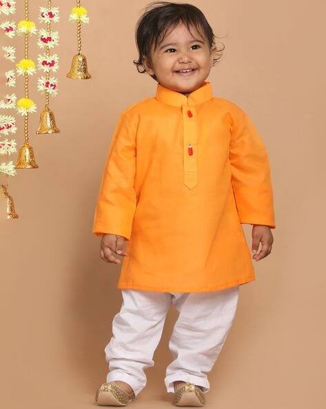 Vastramay Sishu Kurta Pyjama Set with Long Sleeves