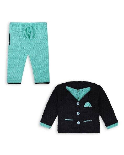 WINDROP SOLUTIONS round neck button closure sweater