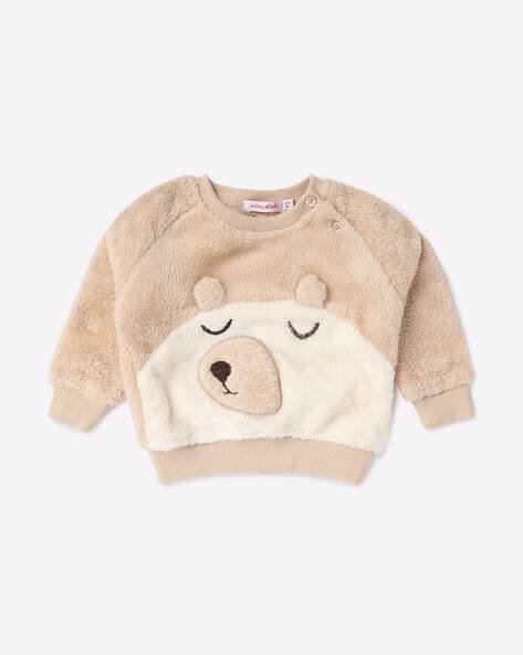 Wingsfield Faux-Fur Crew-Neck Sweatshirt