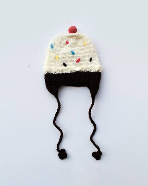 Woonie Colourblock Cap with Embroidered Accent