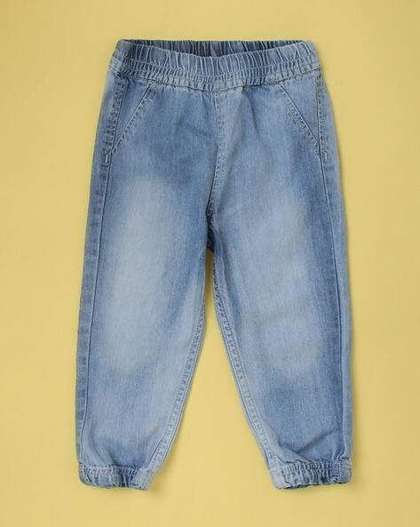 Wotnot Heavily Washed Jogger Jeans