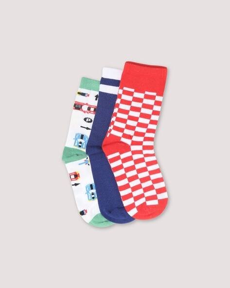 Wotnot by AZORTE Pack of 3 Ankle-Length Socks
