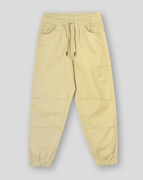 Wotnot by AZORTE Boys Straight Fit Flat-Front Joggers