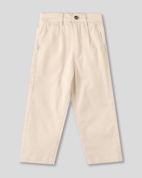 Wotnot by AZORTE Infants Slim Fit Flat-Front Trousers