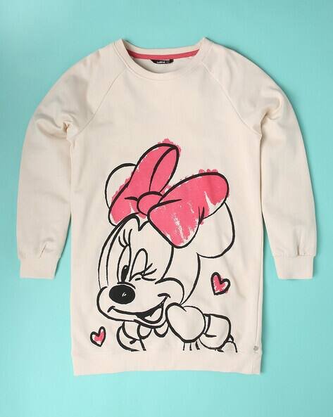 Wotnot by AZORTE Minnie Mouse Print Sweatdress