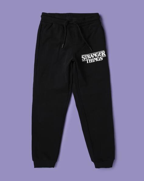 Wotnot by AZORTE Boys Typographic Print Cotton Joggers
