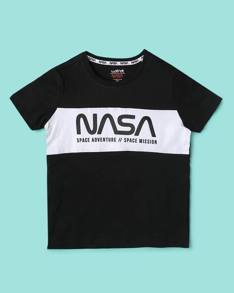 Wotnot by AZORTE Printed Relaxed Fit Round-Neck T-Shirt