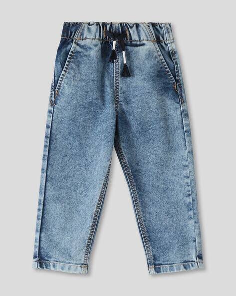 Wotnot by AZORTE Acid-Wash Regular Fit Jeans