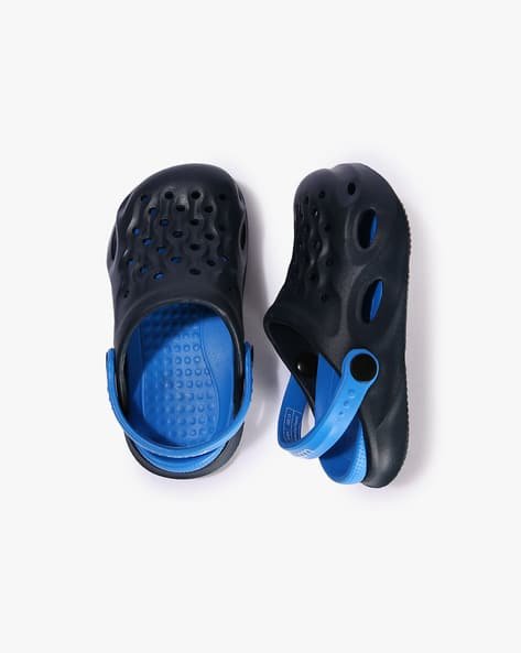 Wotnot by AZORTE Boys Perforated Slingback Clogs